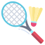 Badminton court facility