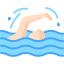Modern swimming pool